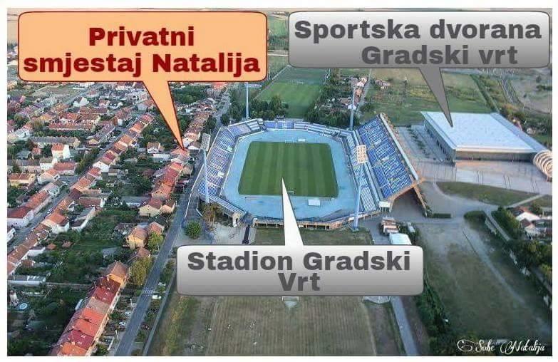 Smjestaj Natalija Hotel Osijek Eksteriør billede